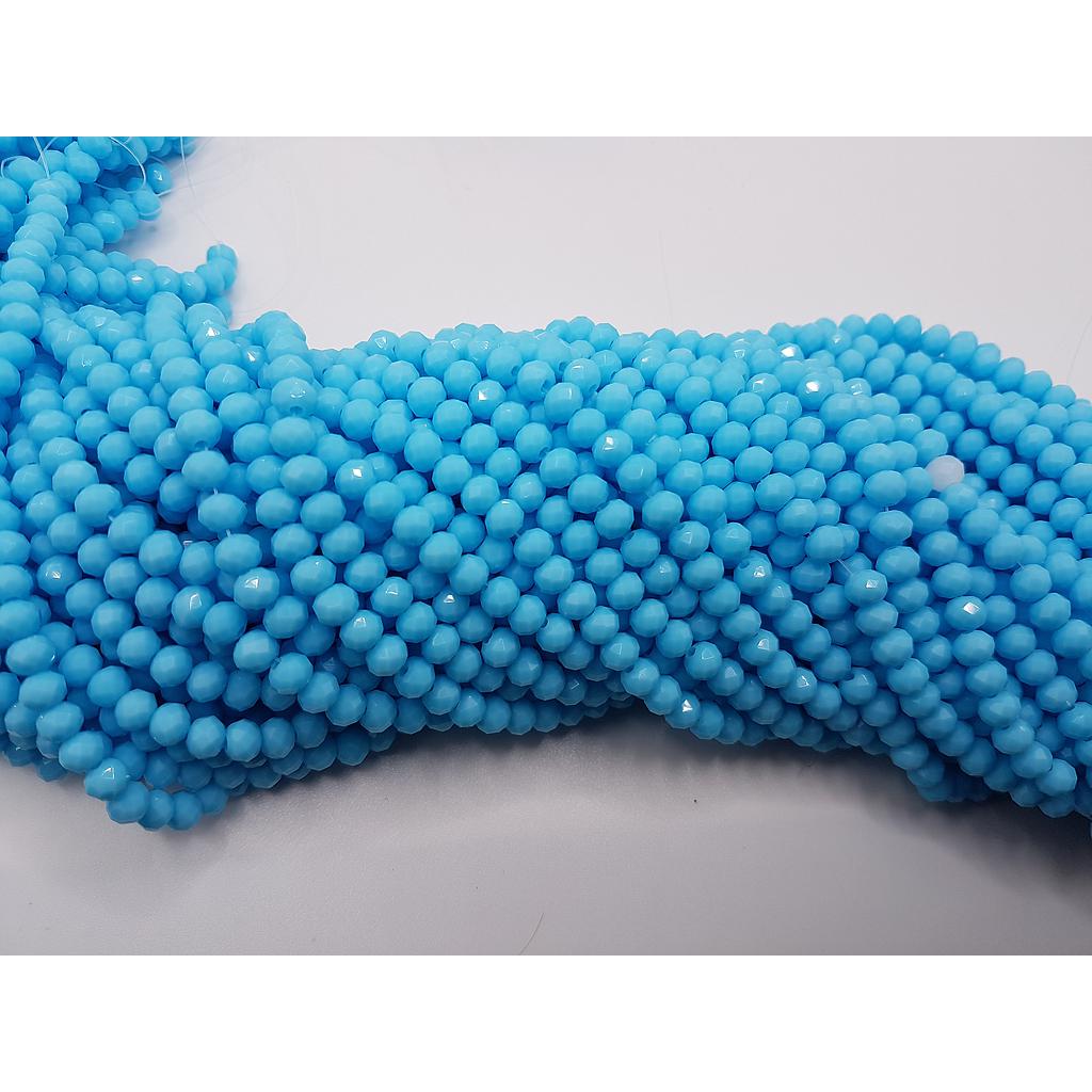 CRISTAL RONDEL CELESTE CIELO 8MM