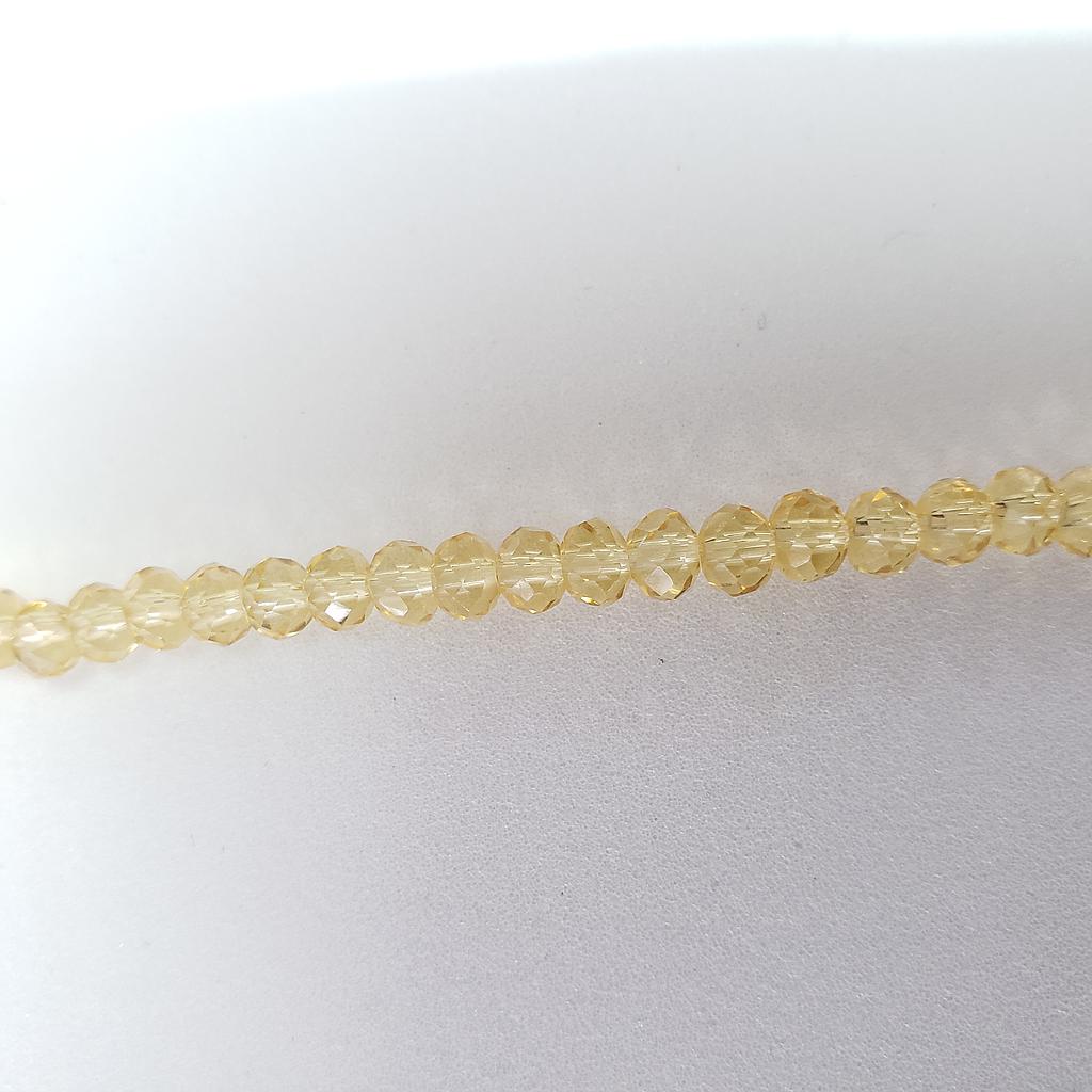 CRISTAL RONDEL MARRON BRONCE 4MM