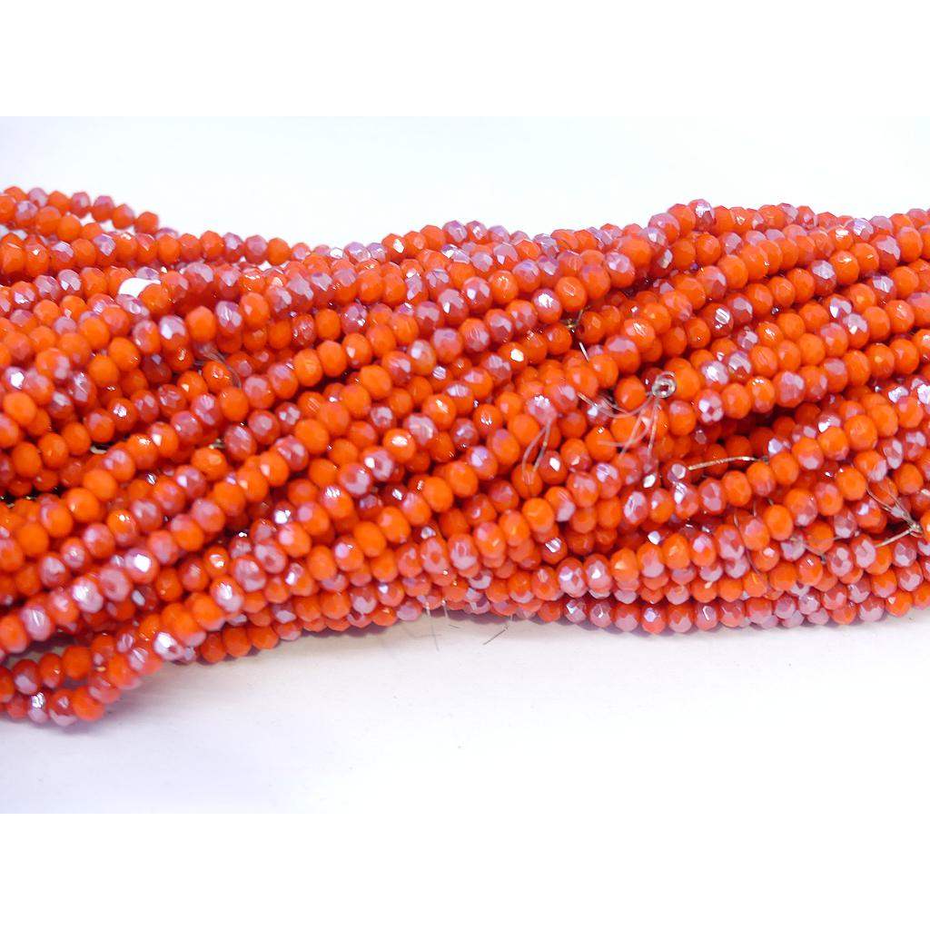 CRISTAL RONDEL NARANJA AB 4MM