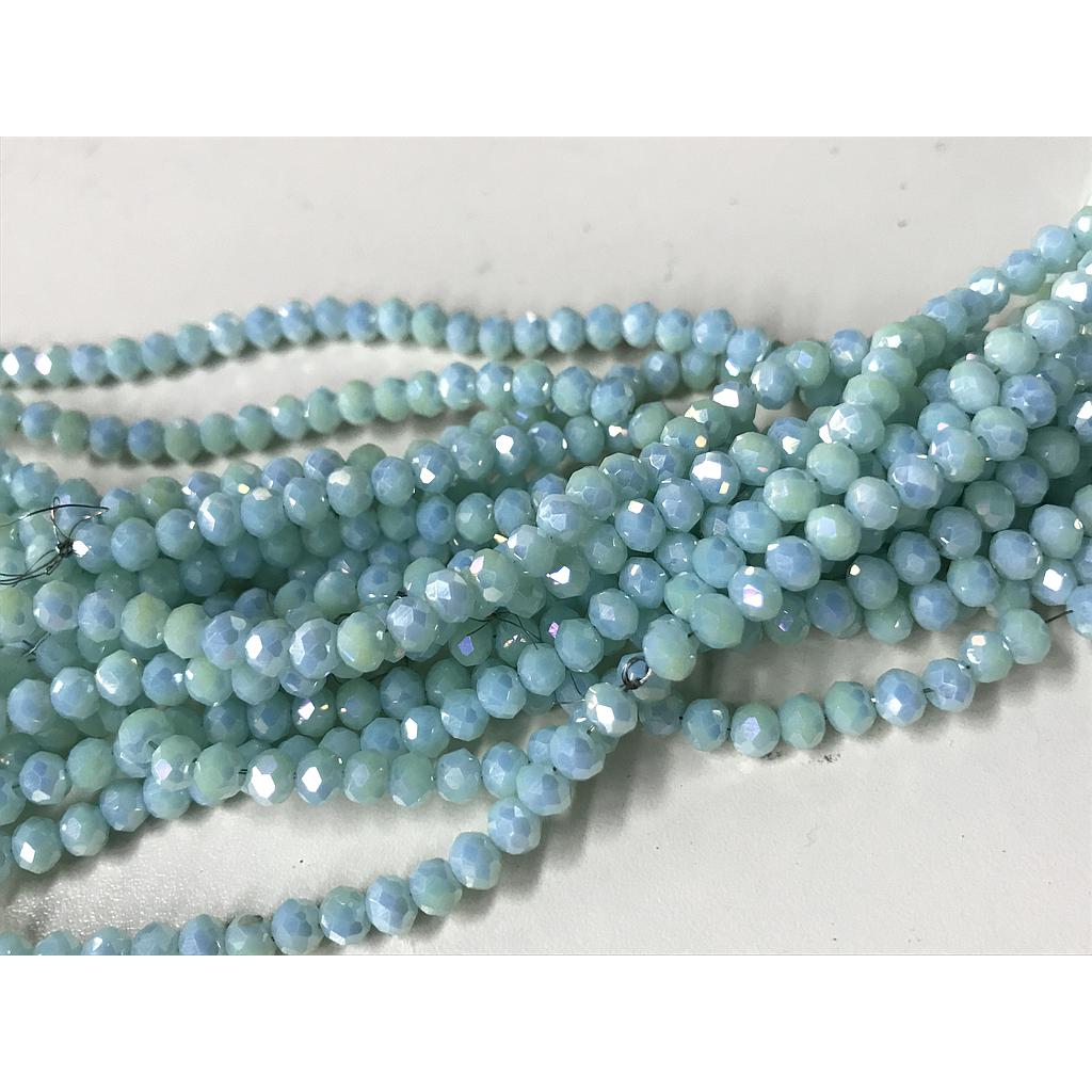 CRISTAL RONDEL VERDE MENTA AB 8MM