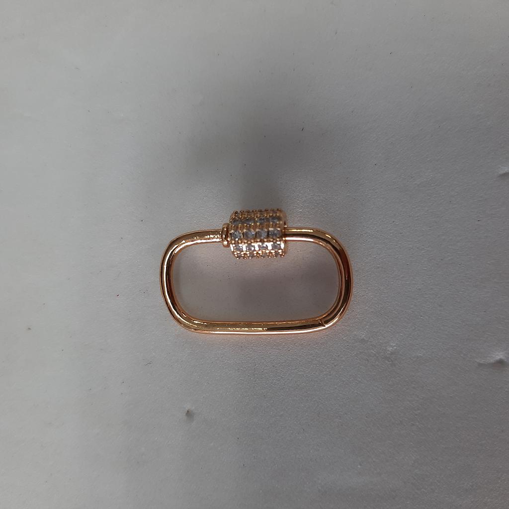 BROCHE MICROCIRCON DORADO