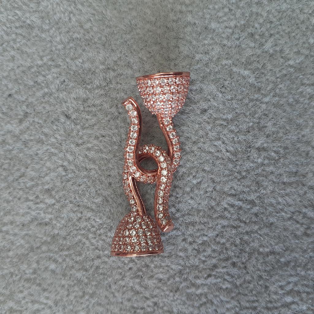 BROCHE MICROCIRCON ROSADO 