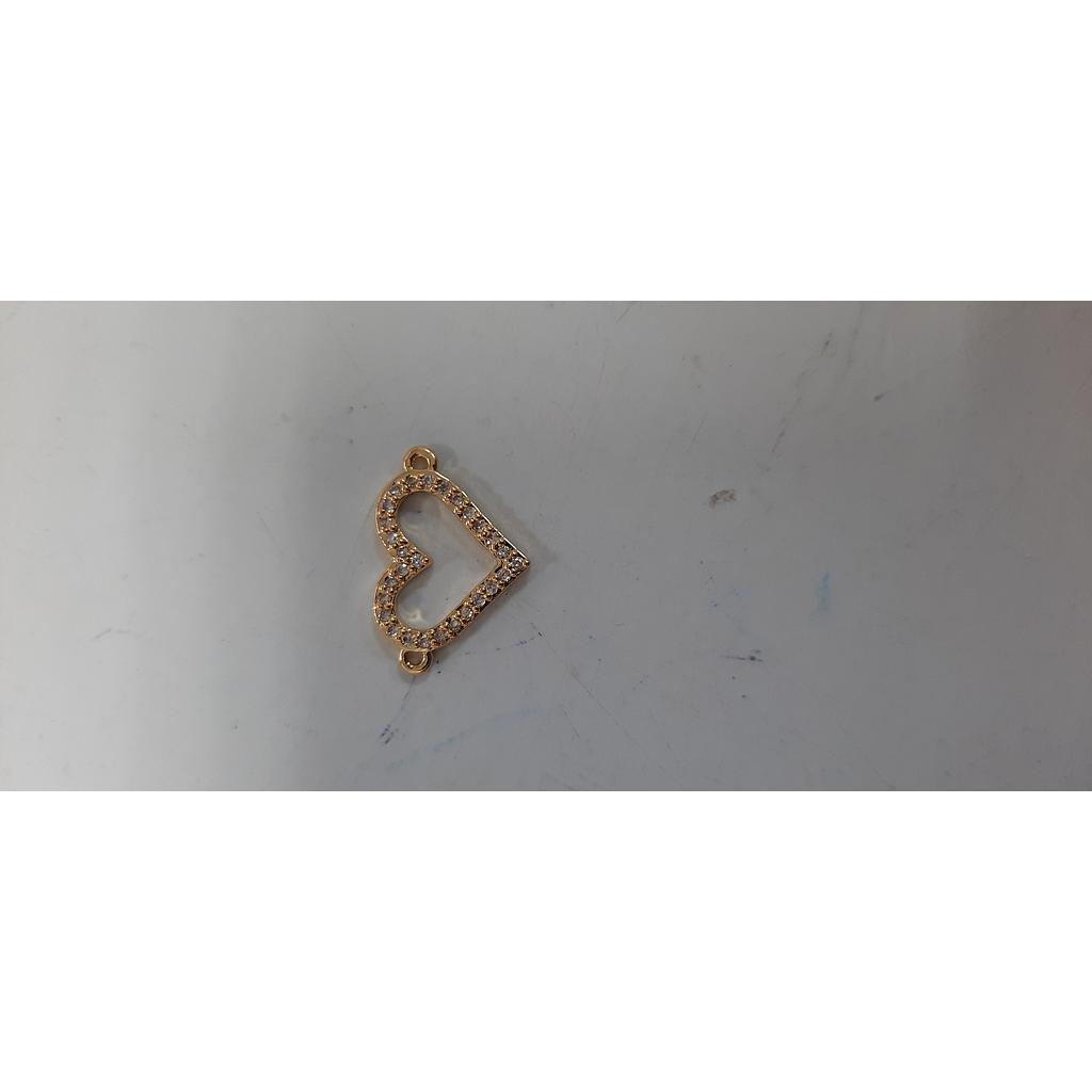 DIJE CORAZON MICROCIRCON