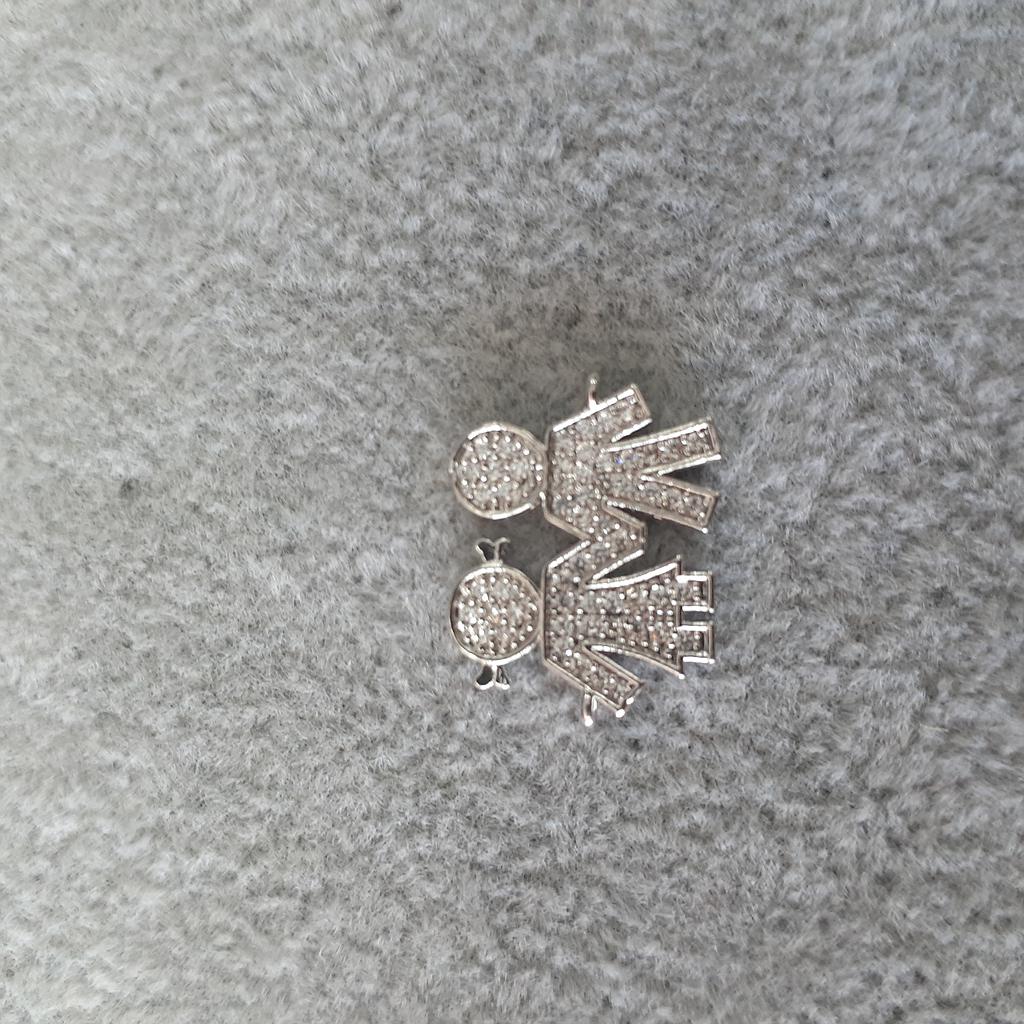 DIJE MICROCIRCON PLATEADO 