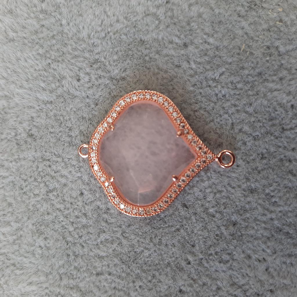 DIJE MICROCIRCON ROSADO
