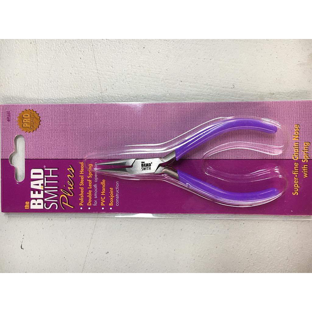 PINZA PUNTA PLANA MANGO MORADO