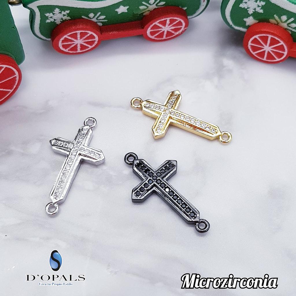 DIJE CRUZ MICROCIRCONIA 14X25MM