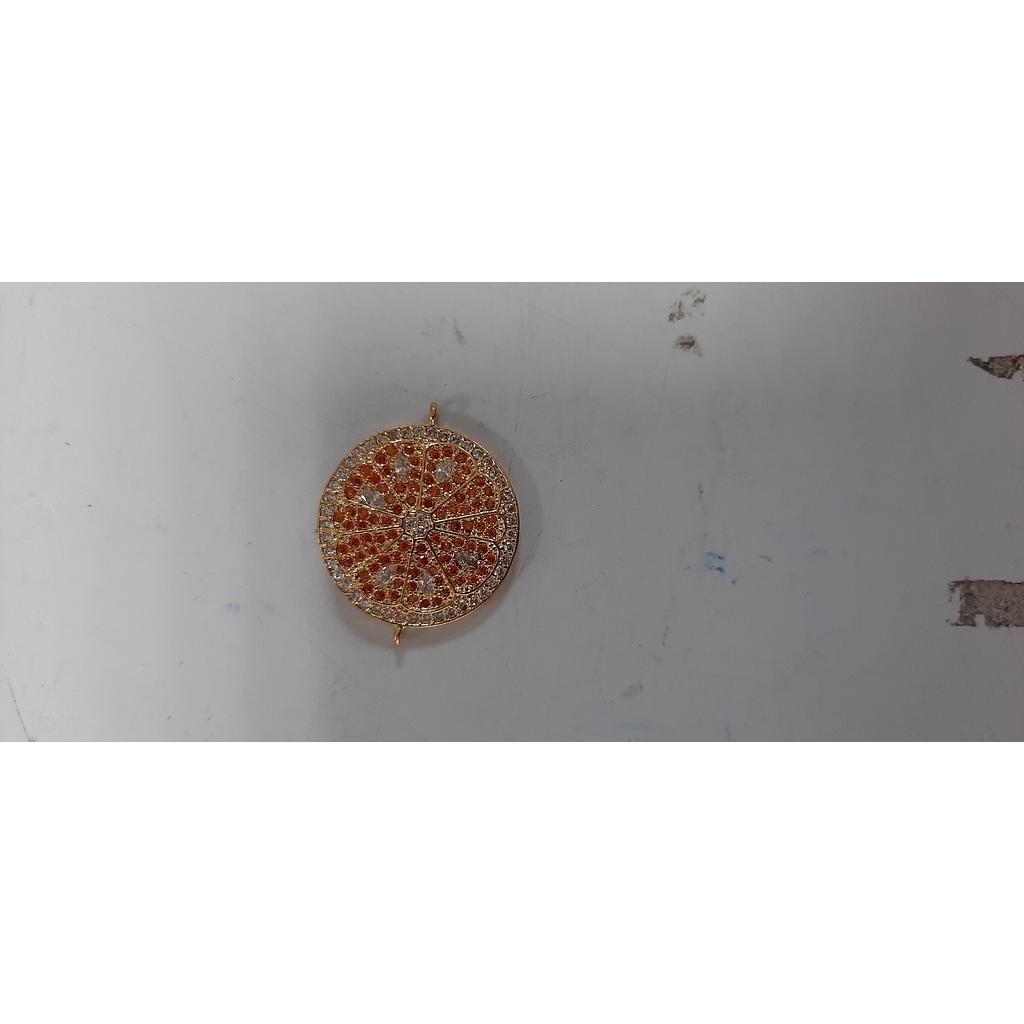DIJE NARANJA MICROCIRCON