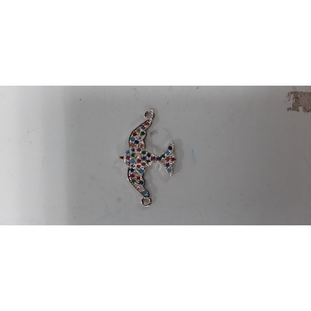 DIJE PAJARO MICROCIRCON  