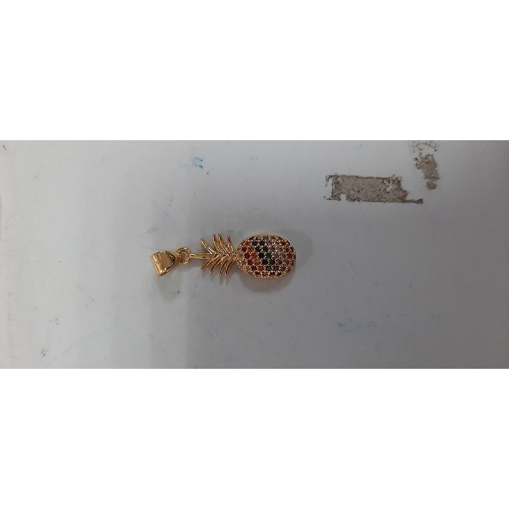 DIJE PIÑA MICROCIRCON