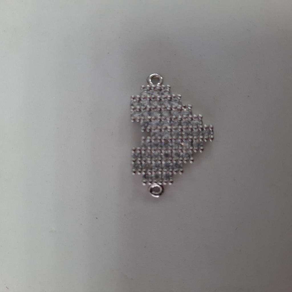 SEPARADOR CORAZON MICROCIRCON PLATEADO
