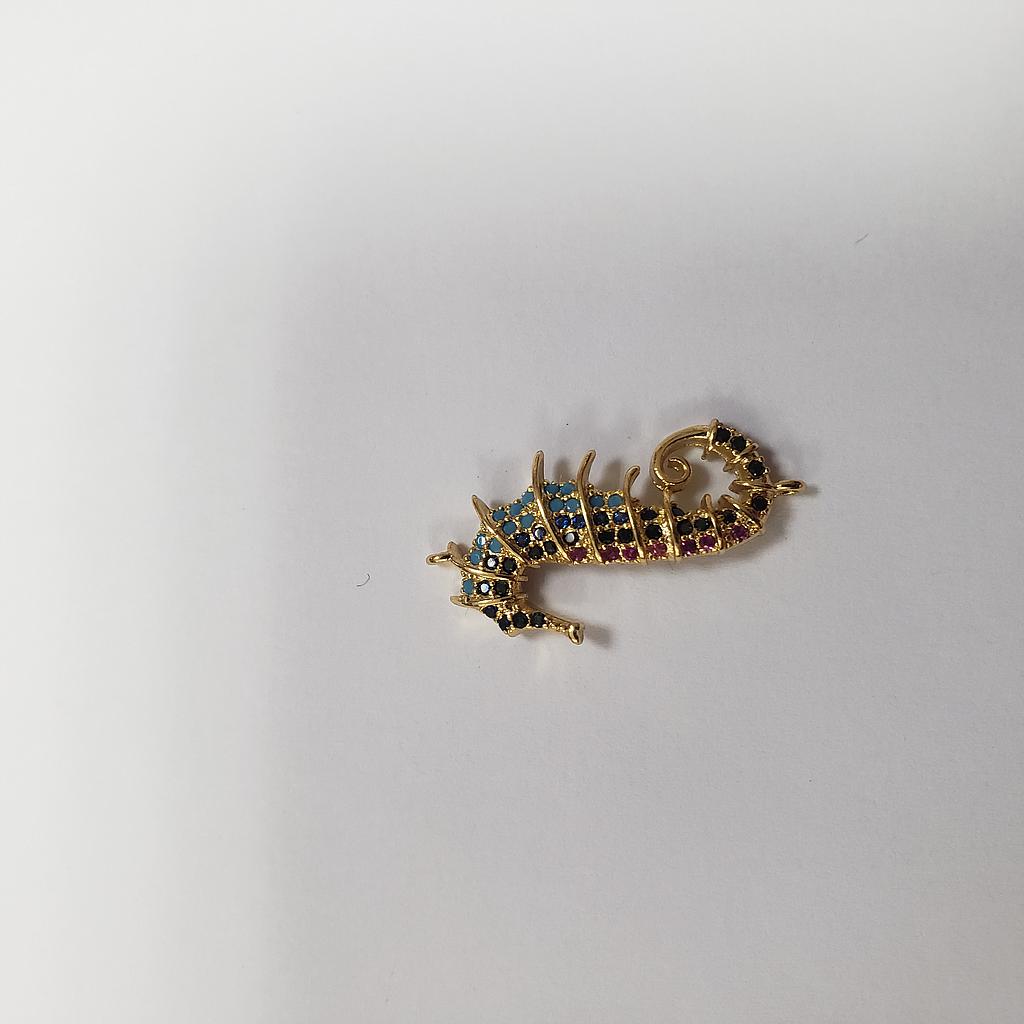 DIJE MICROCIRCON CABALLITO DE MAR