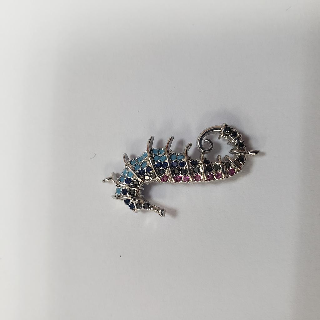 DIJE MICROCIRCON CABALLITO DE MAR