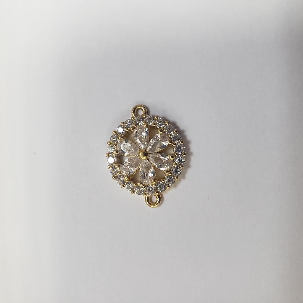 DIJE  MICROCIRCON FLOR