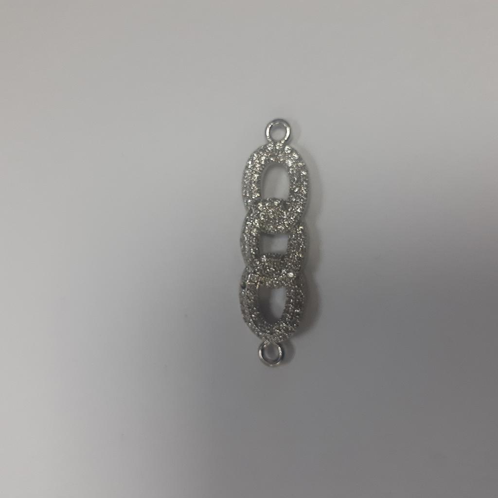 DIJE MICROCIRCON PLATEADO