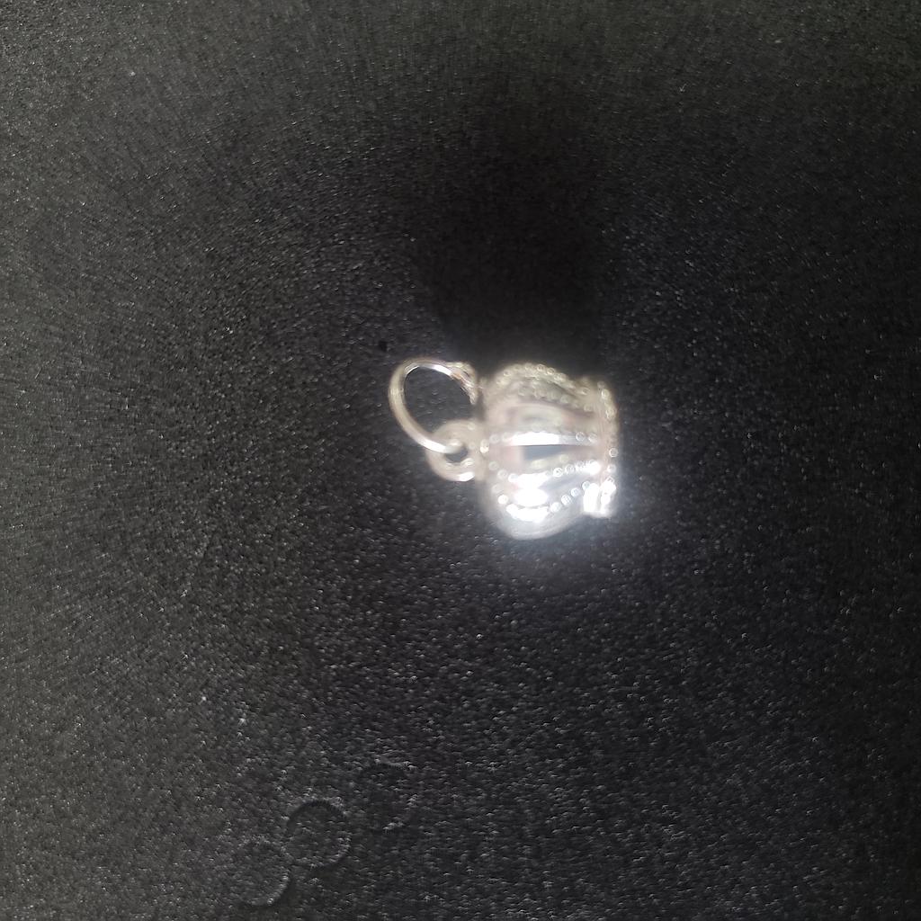 DIJE CORONA PLATA