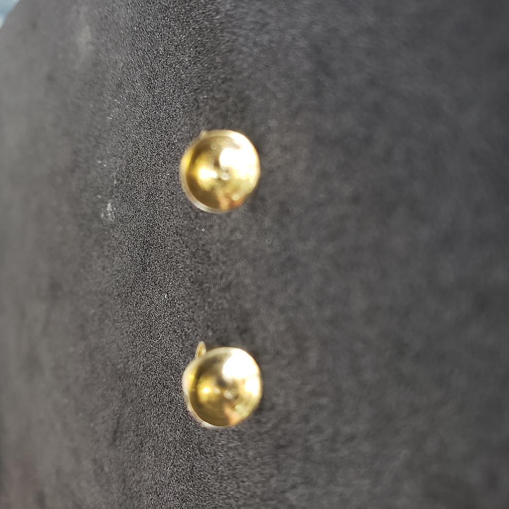 PATENTE CONCAVA CON PIN DE PLATA 925 6MM