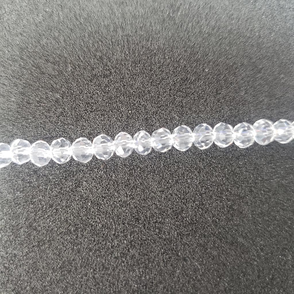 CRISTAL RONDEL TRANSPARENTE 4MM