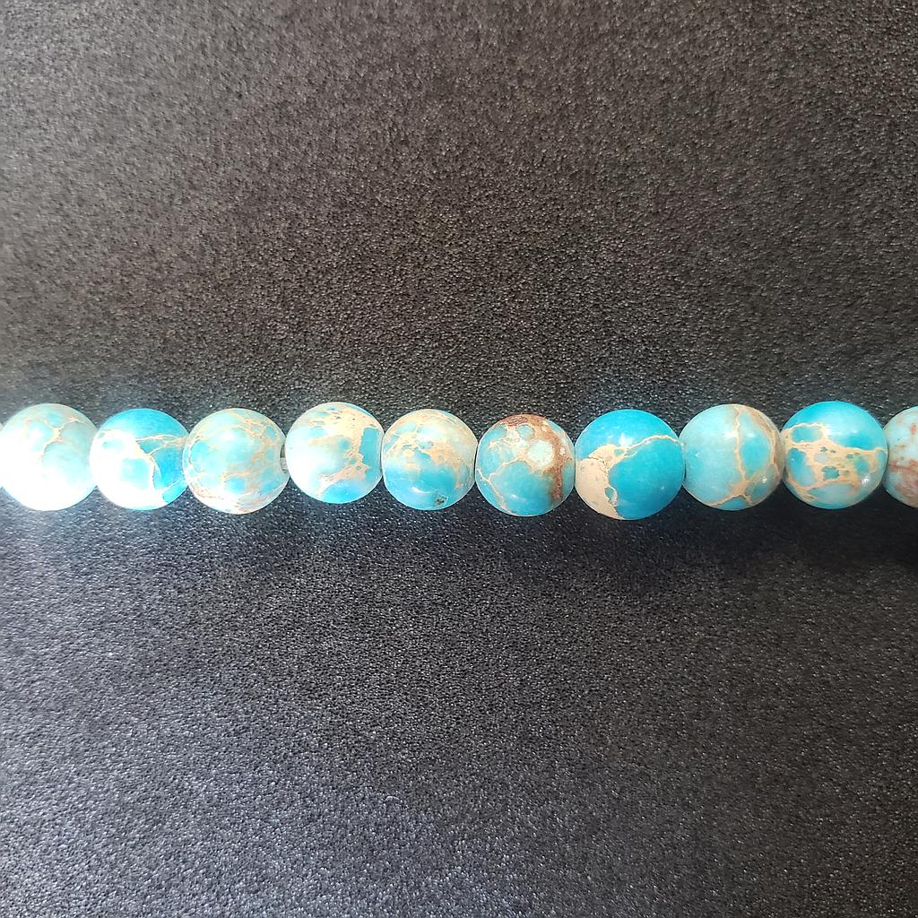 PIEDRA JASPER AZUL 6MM