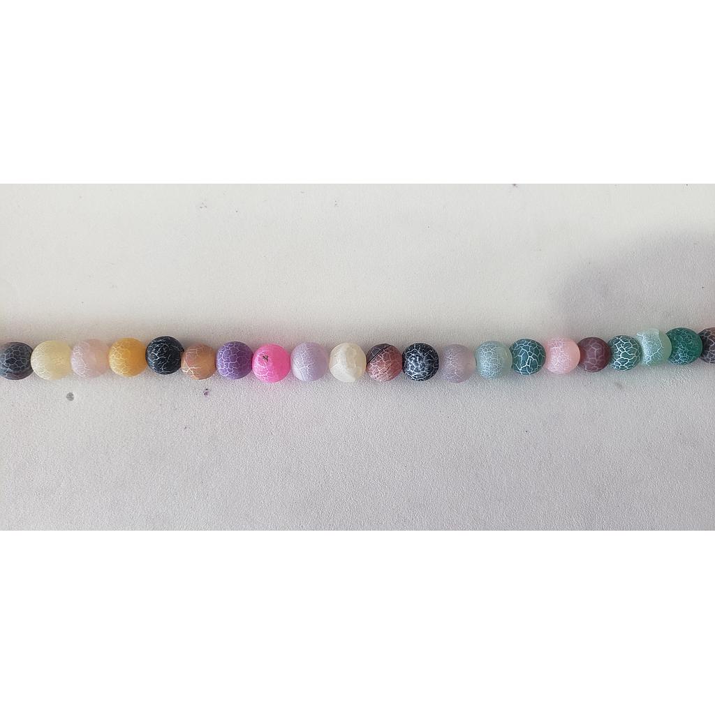 PIEDRAS AGATA MULTI 6MM