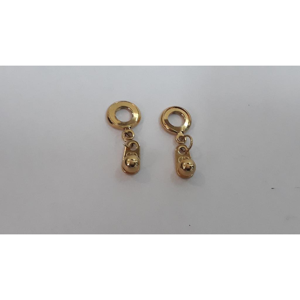 BROCHE DE BOTON ACERO