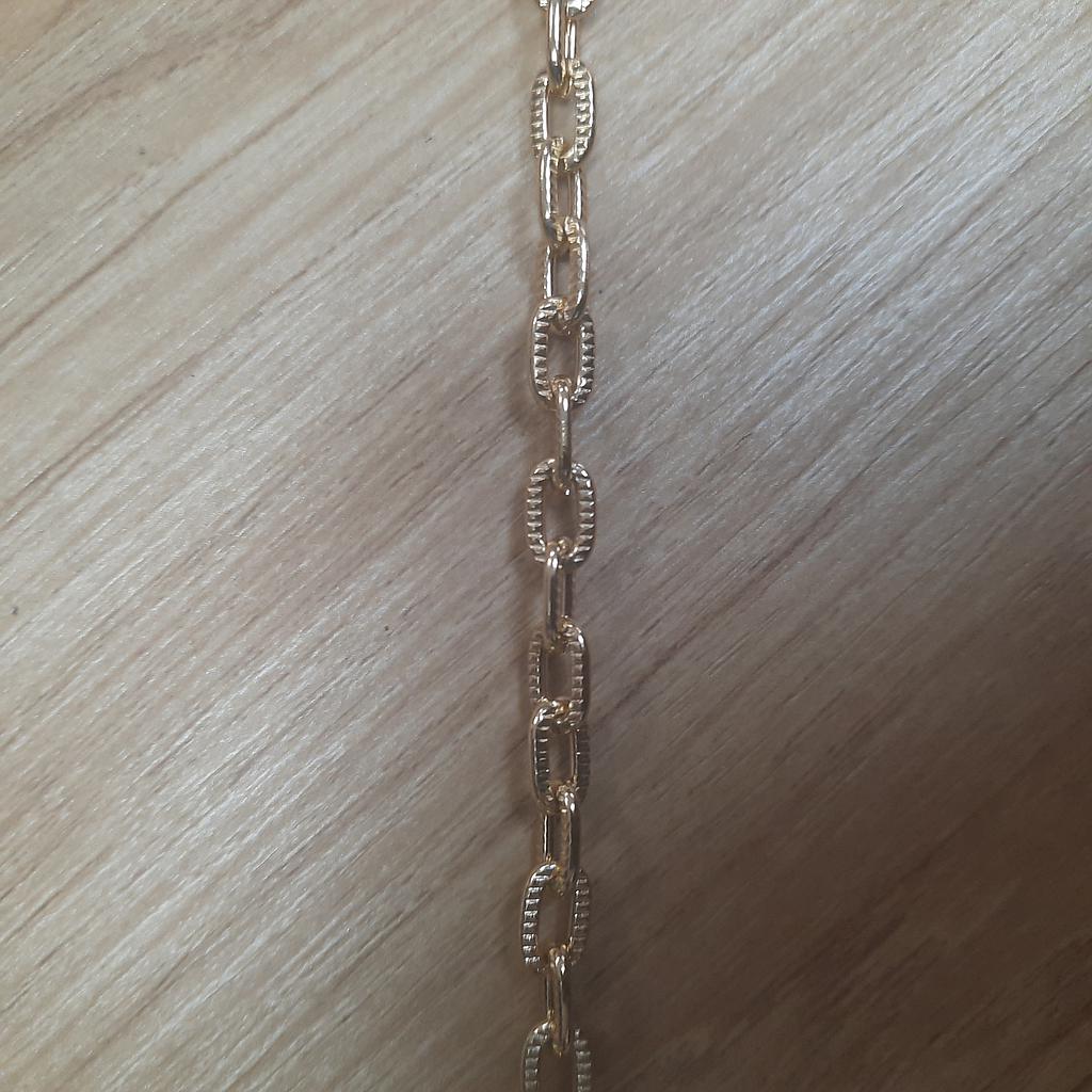 CADENA DE ALUMINIO DORADA