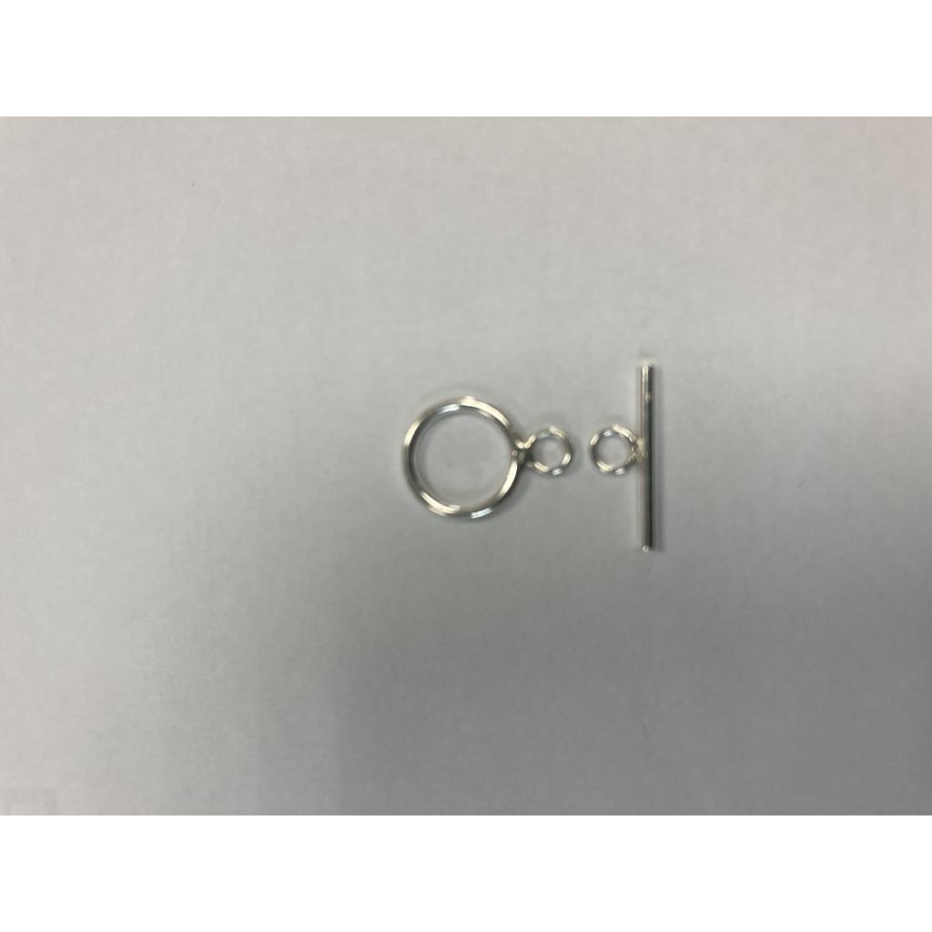 BROCHE PLATA 10MM