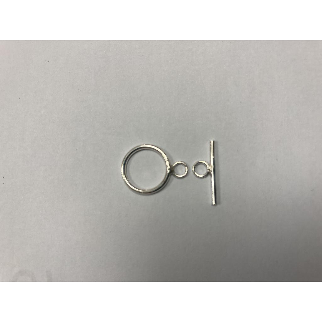 BROCHE PLATA 12MM