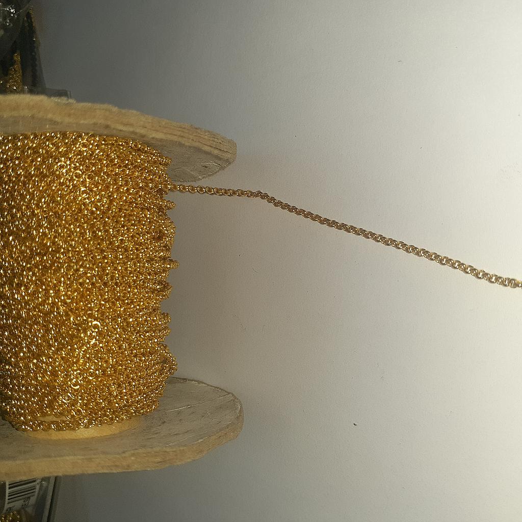 CADENA DE PLATA DORADA