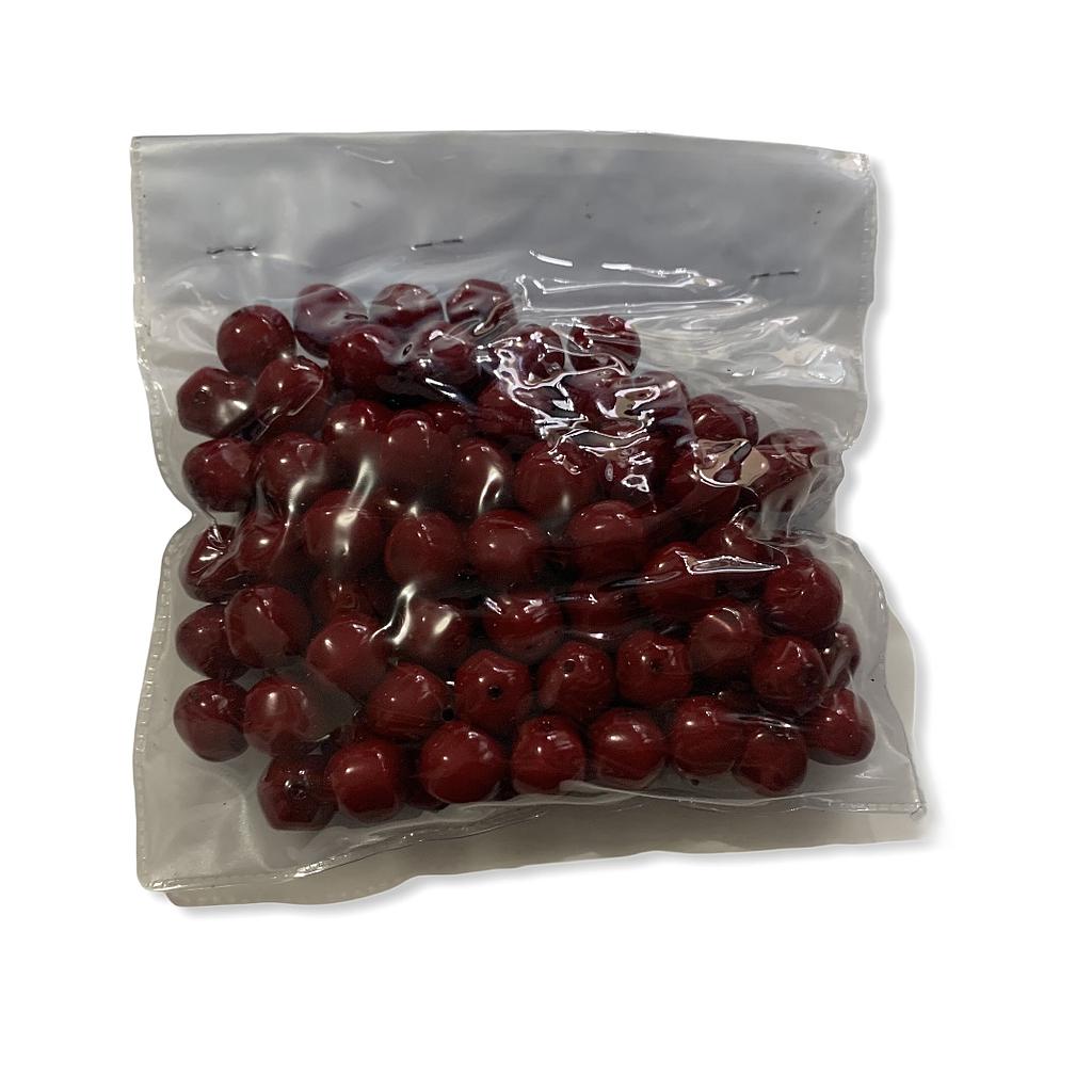 PERLA ACRILICA 12X13MM PAQUETE 100PCS