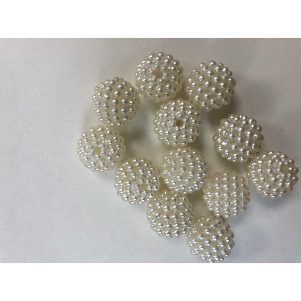 SEPARADOR ACRILICO DE PERLAS 12MM 8 GRAMOS