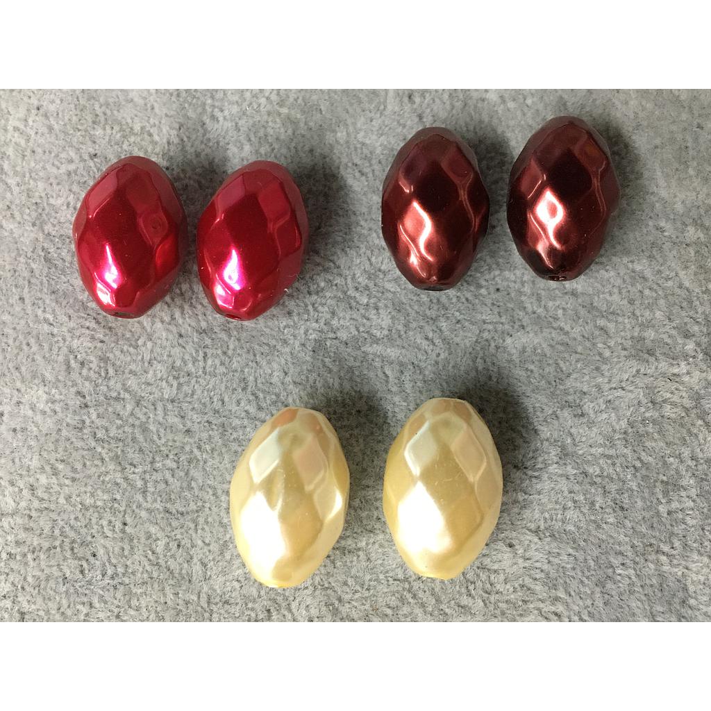 PERLA ACRILICA 22X15MM 4PCS
