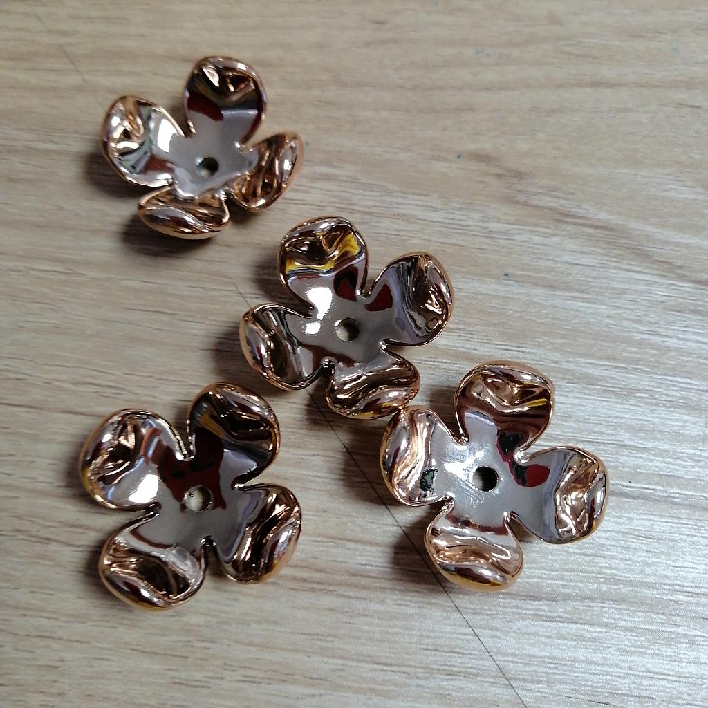 FLOR ACRILICA 4PETALOS-14MM 2PCS