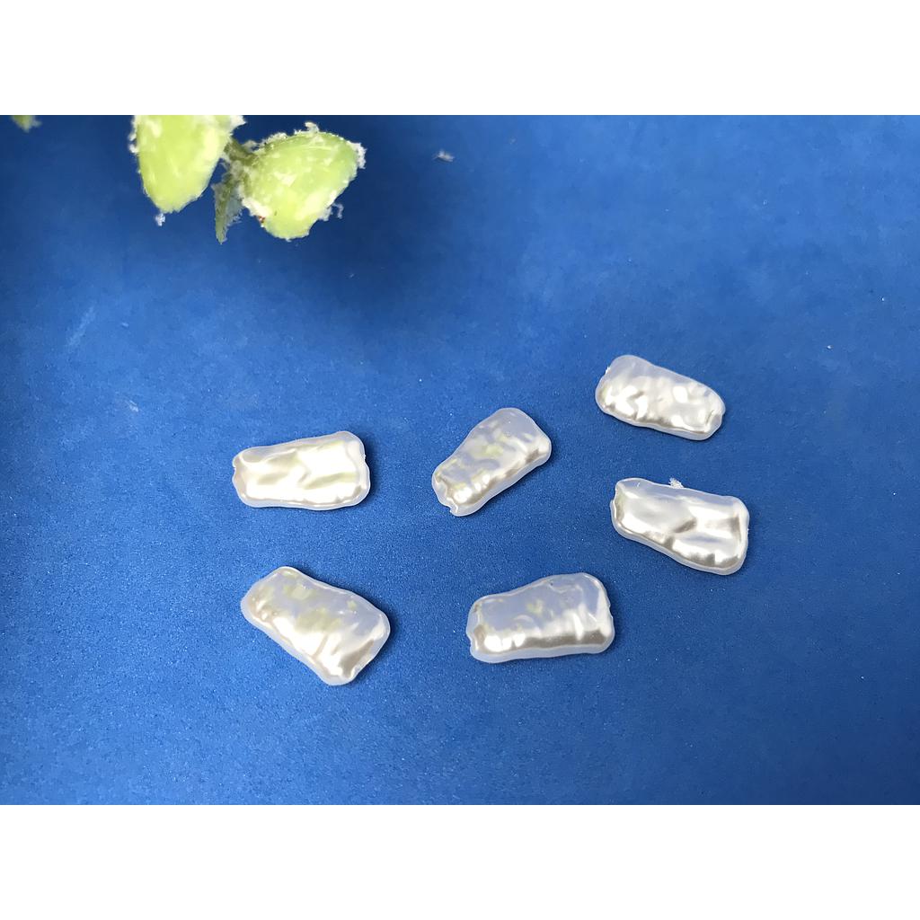 PERLA BARROCA ACRILICA 11X20MM 6PCS