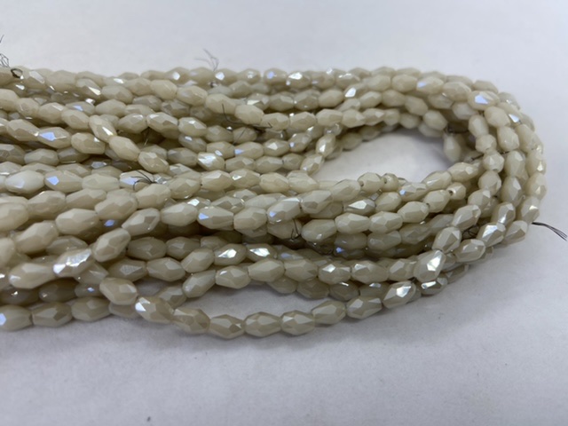 CRISTAL GOTA FACETEADA 4X6MM