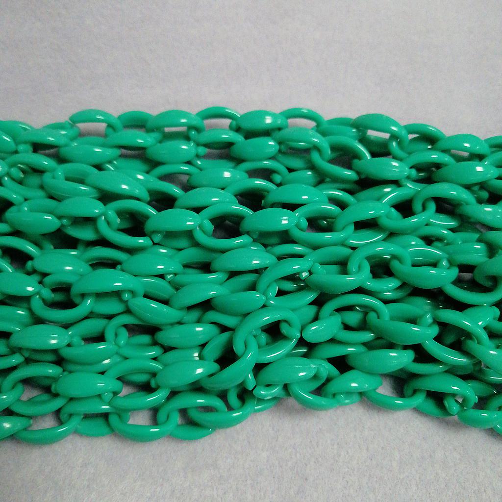 CADENA DE ACRILICO VERDE
