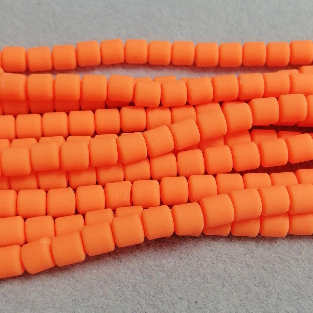 FIMO CILINDRICO NARANJA 6X6 MM