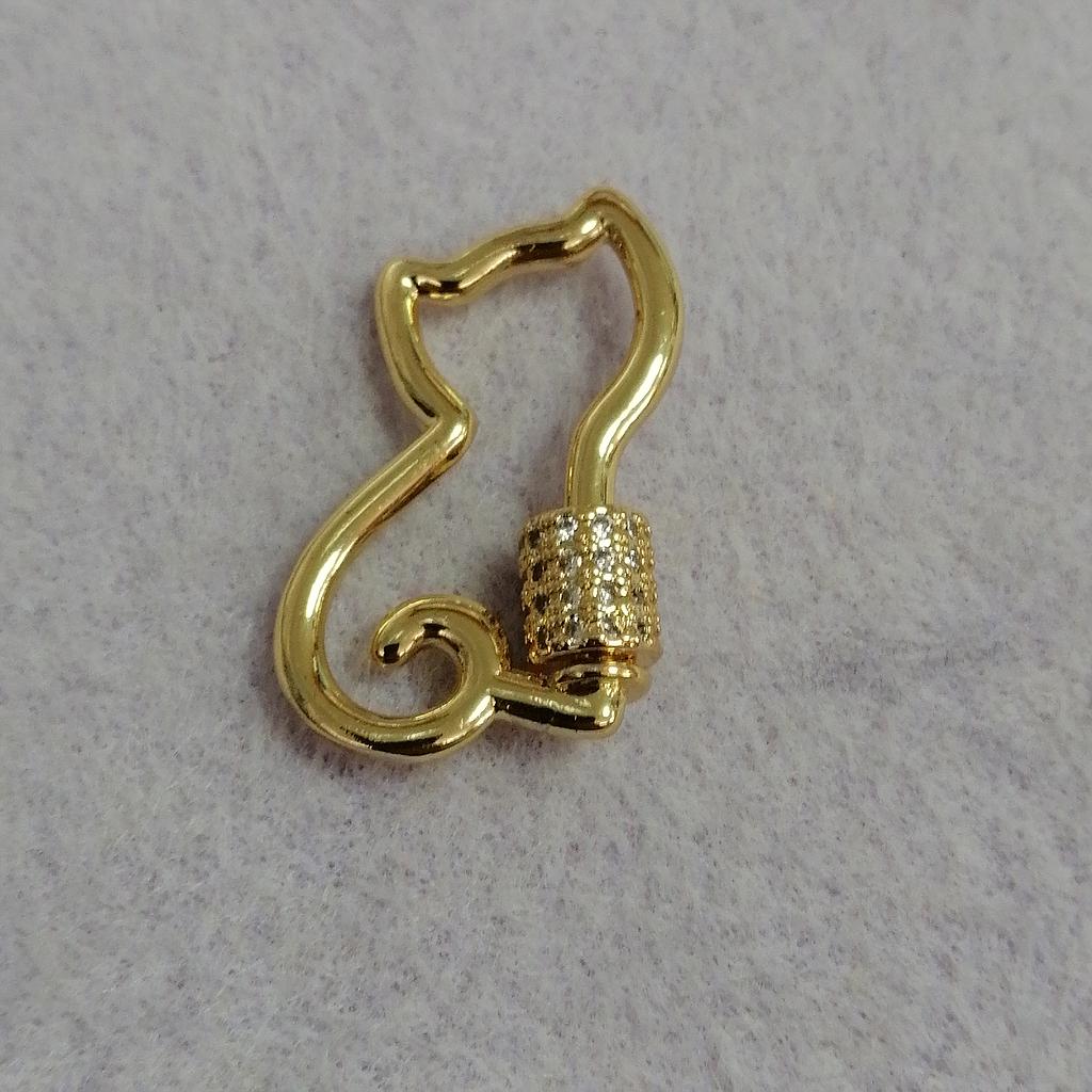 BROCHE GATO MICROCIRCONIA
