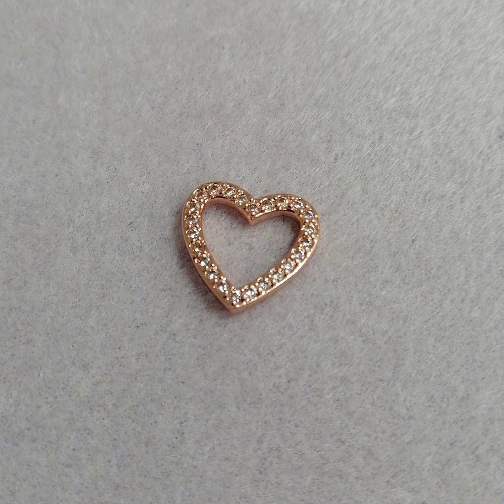DIJE CORAZON MICROCIRCONIA