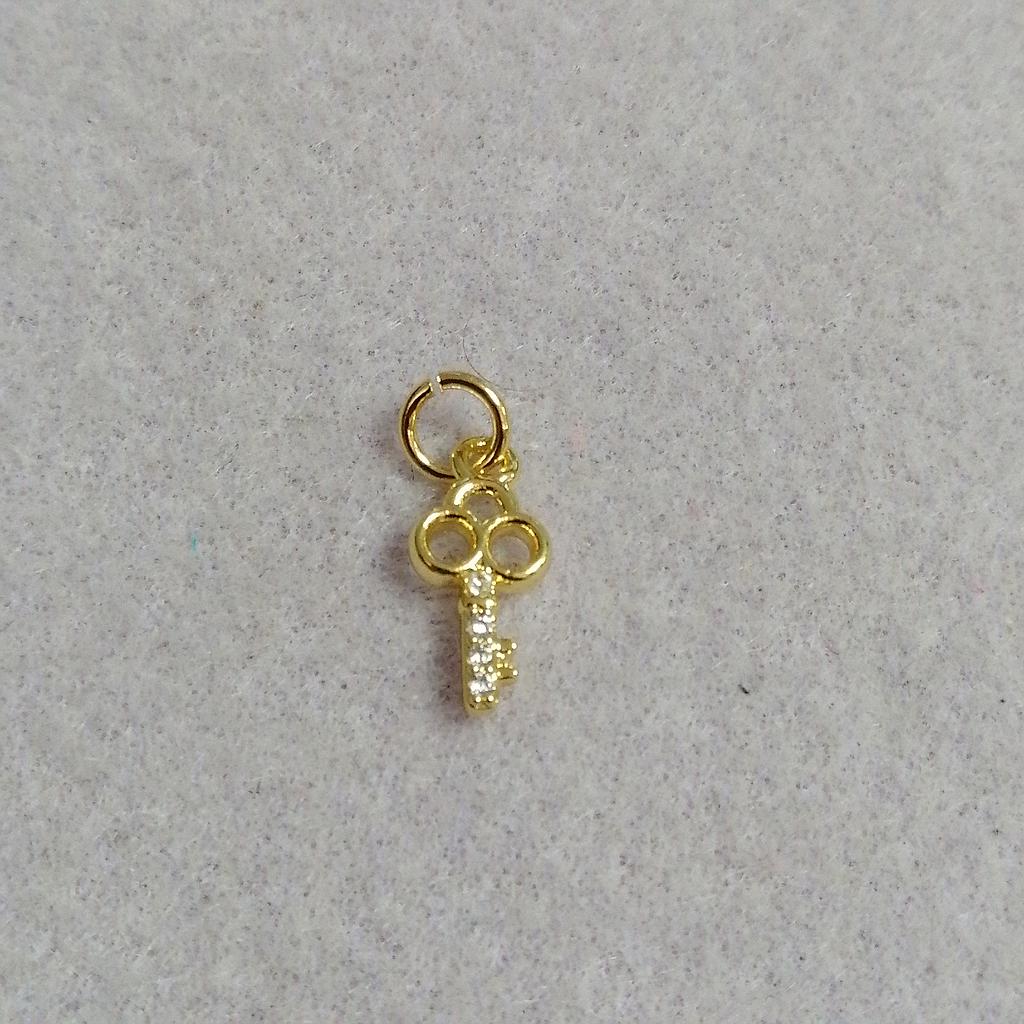 DIJE LLAVE MICROCIRCONIA