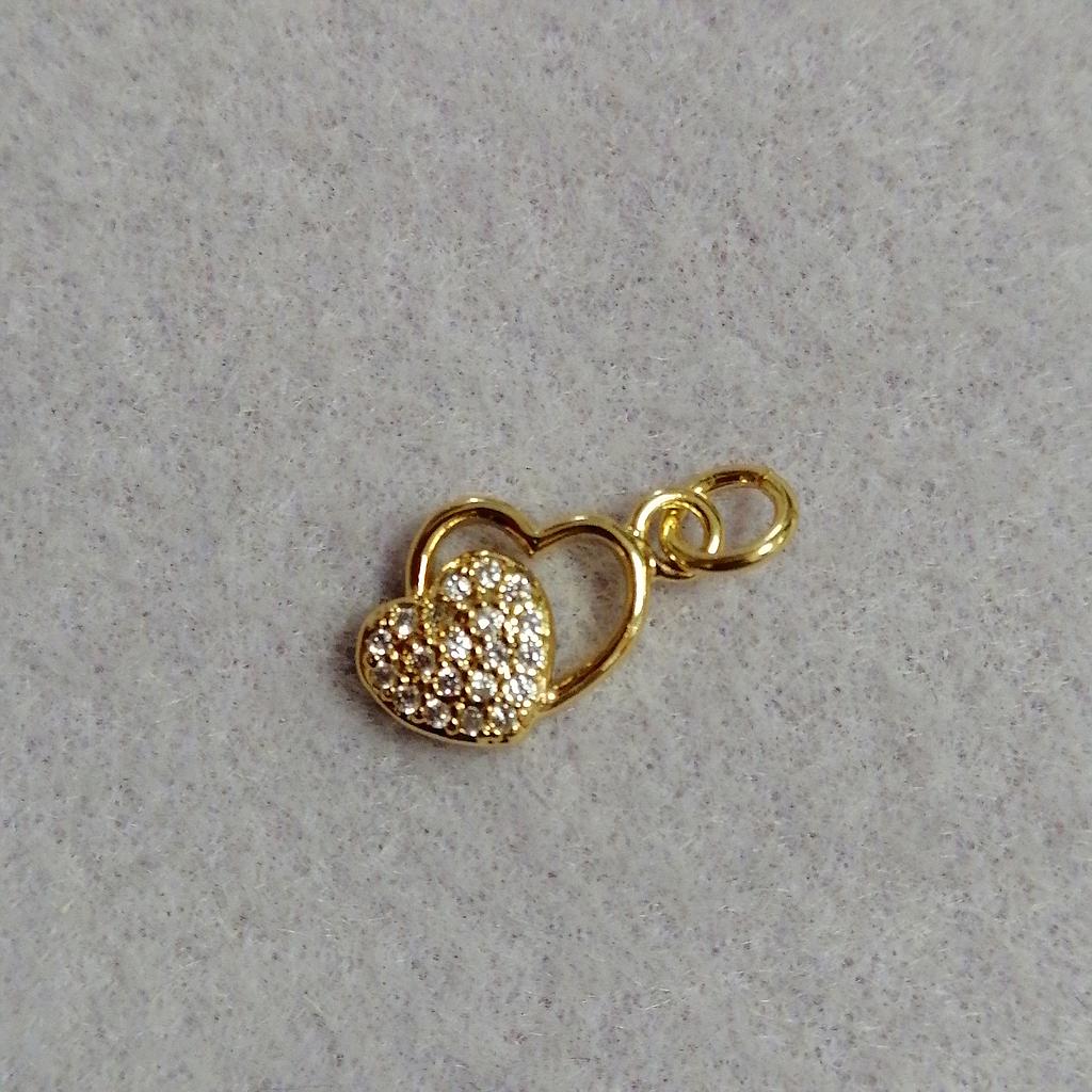 DIJE CORAZON MICROCIRCONIA