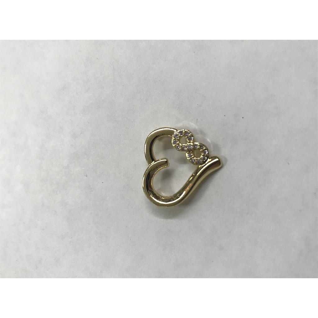 DIJE CORAZON MICROZIRCONIA
