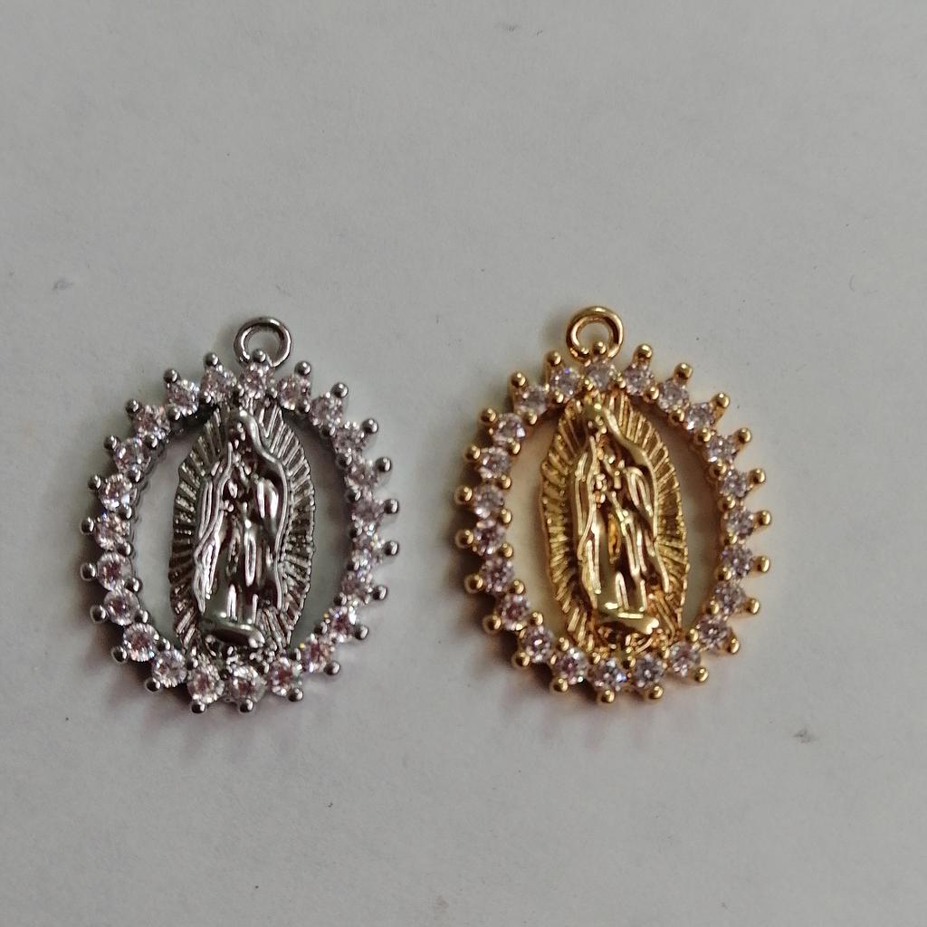 DIJE VIRGEN MICROCIRCONIA