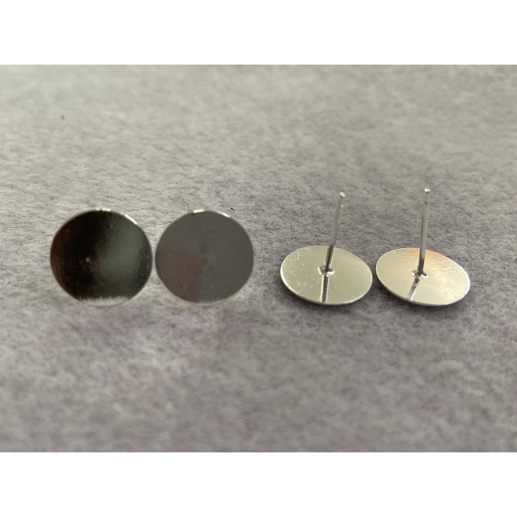 PATENTE DE PEGAR PLATA 925 12MM