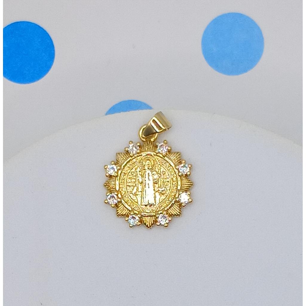 DIJE RELIGIOSO SAN BENITO MICROCIRCONIA