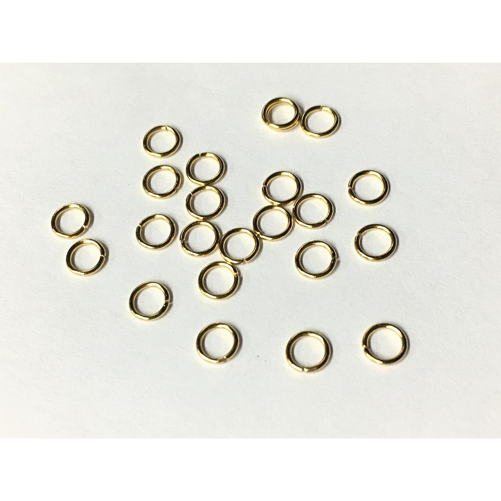 ARGOLLAS DE ACERO 0.7X5MM 20PCS