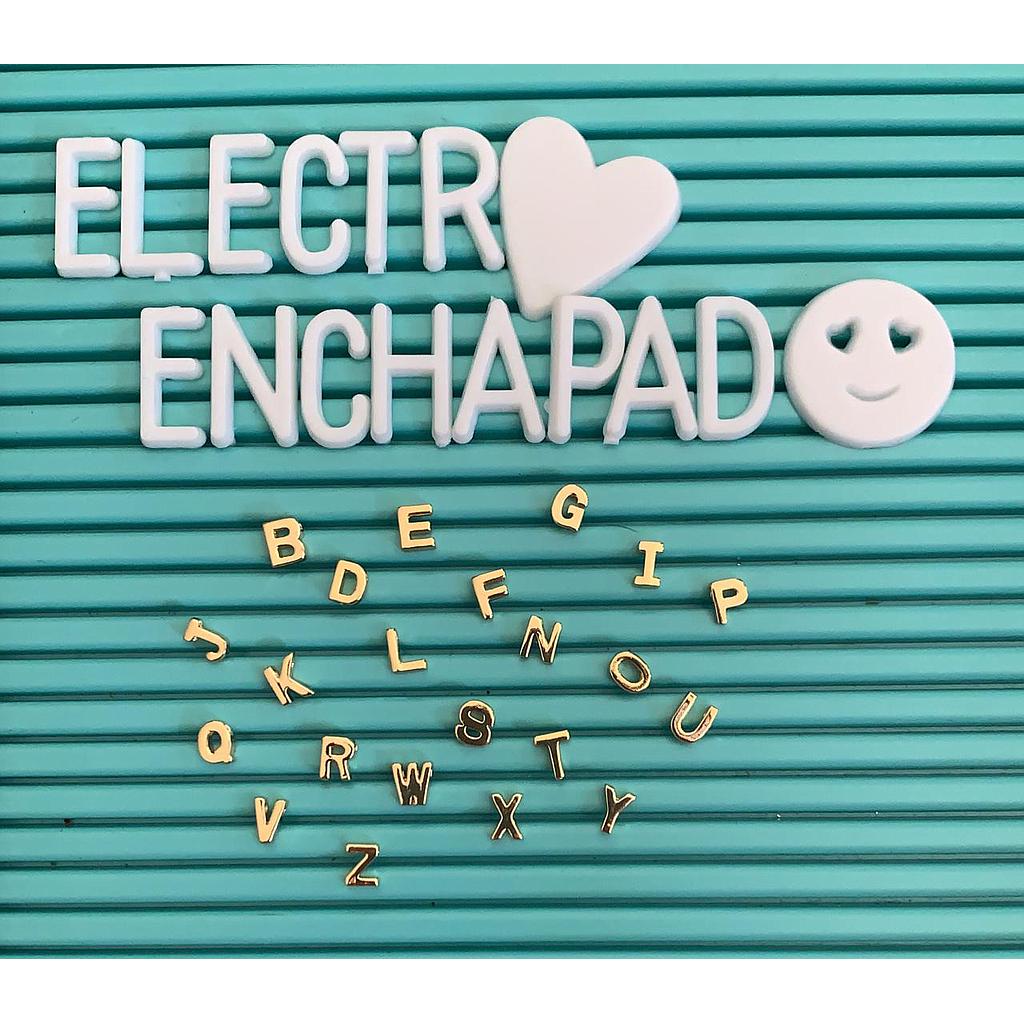 LETRAS ELECTROENCHAPADO