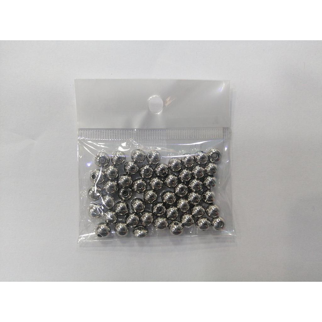 SEPARADOR PLATEADO 6MM ACERO PAQUETE 100 PCS