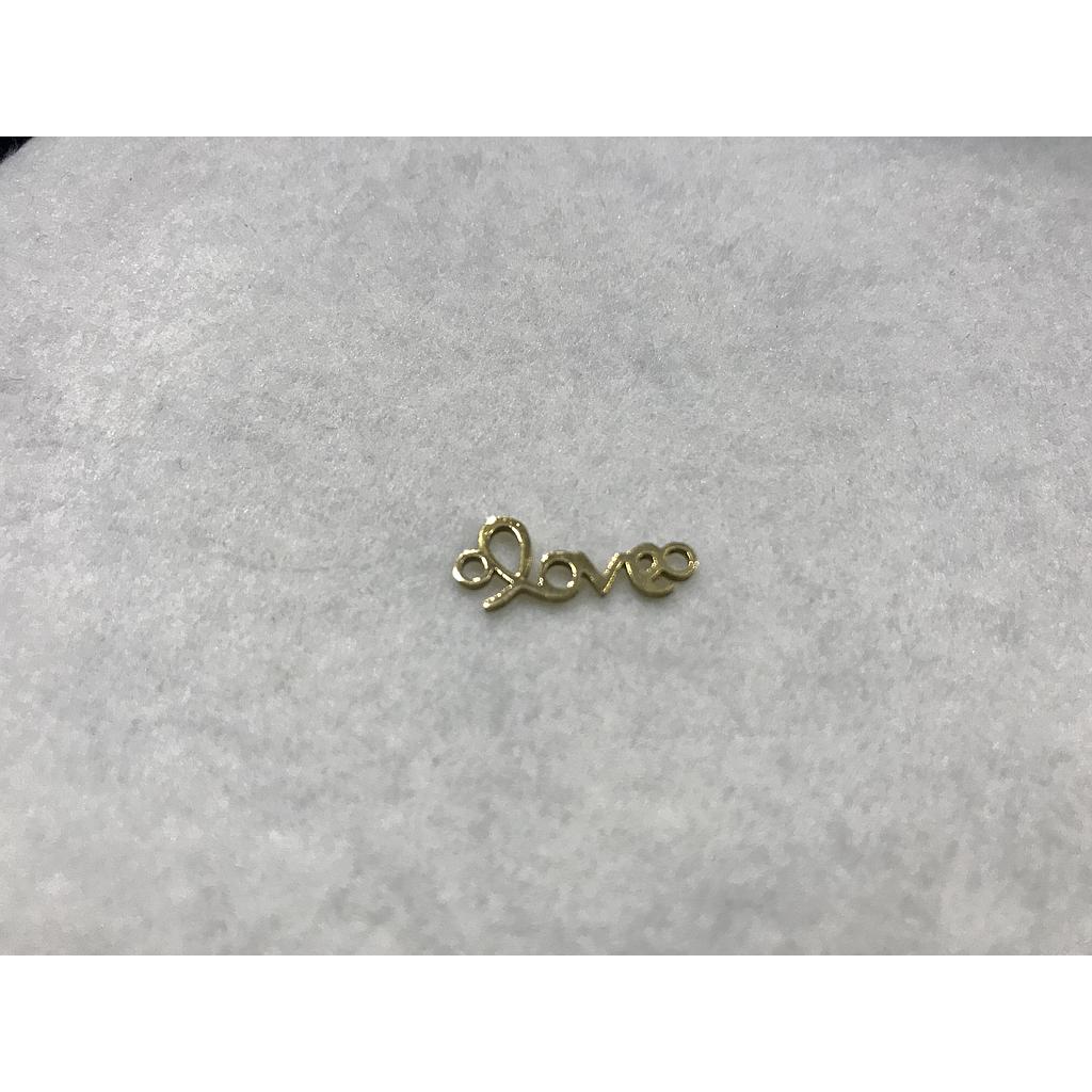 DIJE LOVE DE ACERO