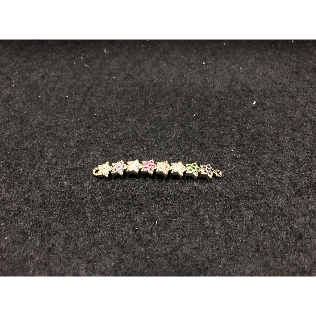 DIJE ESTRELLAS MICROZIRCONIA